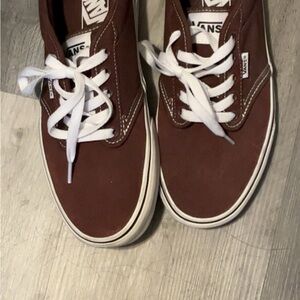 Vans Men's Chocolate Canvas Sneakers